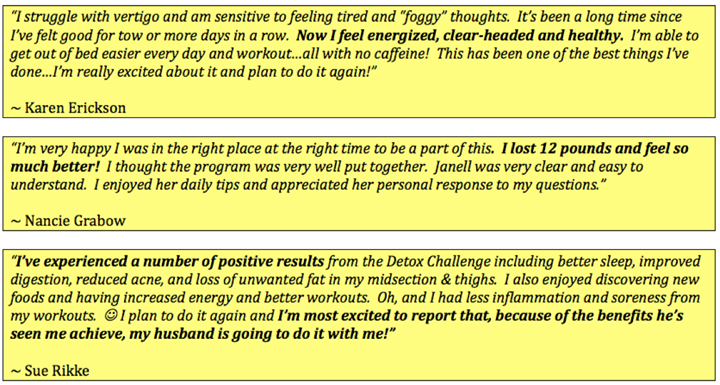 hanhassen Fitness Revolution Detox Challenge Testimonials 3 Memorial Day Meltdown | 21 Day Detox Challenge | Yoga 4 You